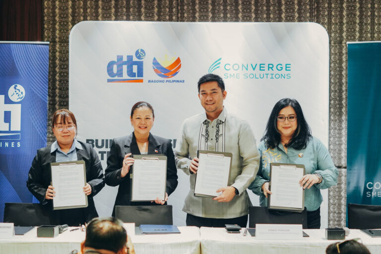 DTI partners with Converge to strengthen MSME digitalization efforts