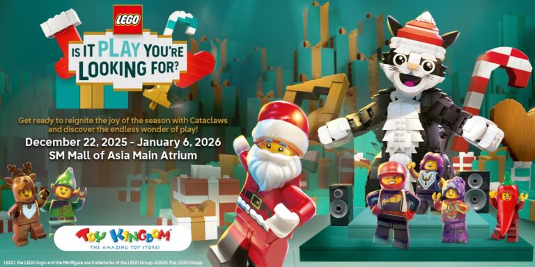 LEGO Christmas Play Village for screen free family bonding