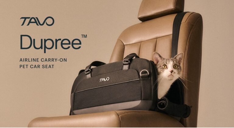 Tavo introduces the Dupree airline carry-on pet car seat