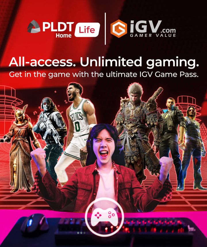Unlock 200+ PC games free for 1 year with PLDT Home Life’s IGV Game Pass