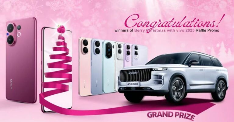 vivo Berry Christmas winner drives home a JAECOO J7 SHS SUV