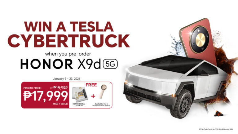The toughest phone HONOR X9d 5G launched at PHP17,999 with a chance to win Tesla Cybertruck