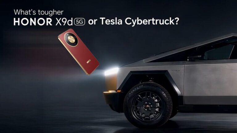 The toughest phone HONOR X9d 5G vs. Tesla Cybertruck: Which is tougher?