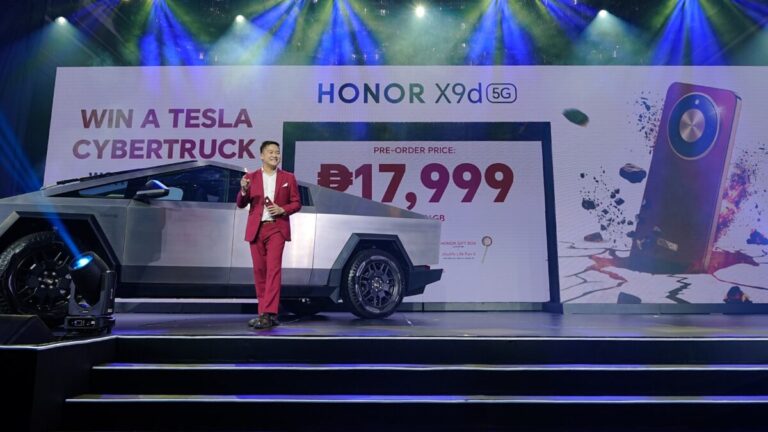 The HONOR X9d 5G pre-order giveaway is a P17M Tesla Cybertruck! Here’s how you can win