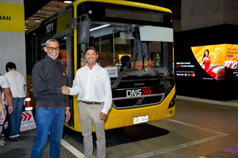 Mastercard enables contactless Tap & Go payments on DNS P2P buses