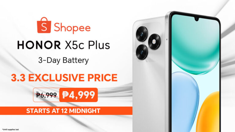 Exclusive on Shopee: Get the New HONOR X5c Plus for just PHP4,999