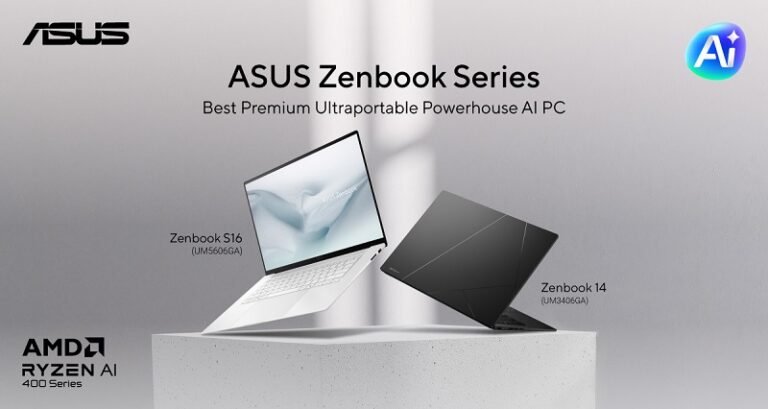 ASUS launches Zenbook S16 and Zenbook 14 with AMD Ryzen AI 400 