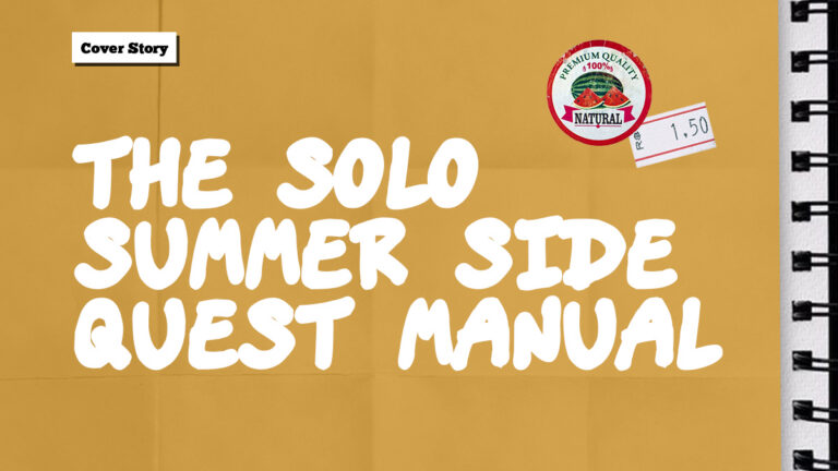 The solo summer side quest manual