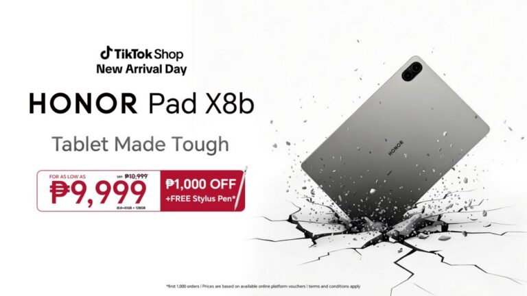 Tablet made tough: HONOR Pad X8b arrives in TikTok Shop