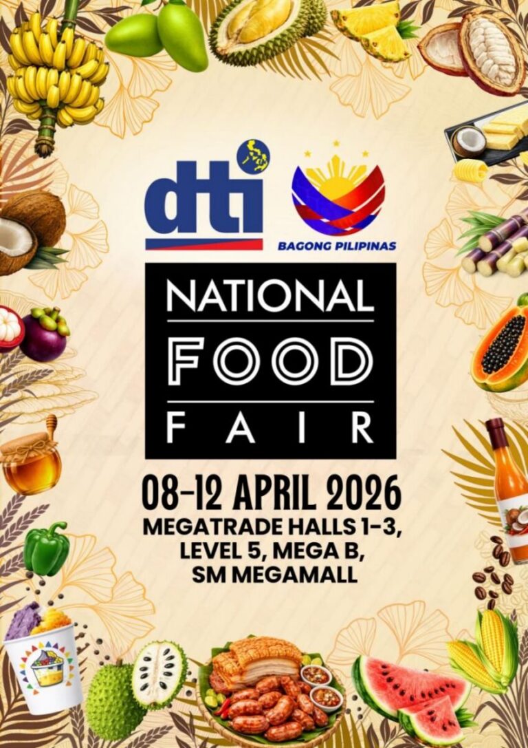 DTI to mount 2026 National Food Fair, expanding market opportunities for Filipino MSMEs