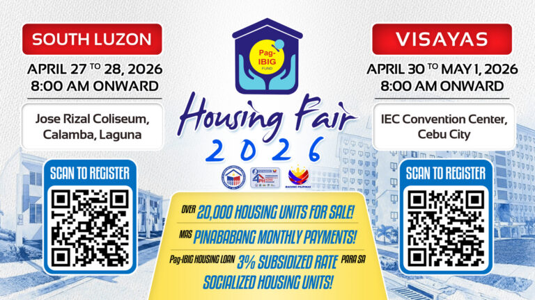 Pag-IBIG Fund continues housing fairs in South Luzon and Visayas to expand access to homeownership