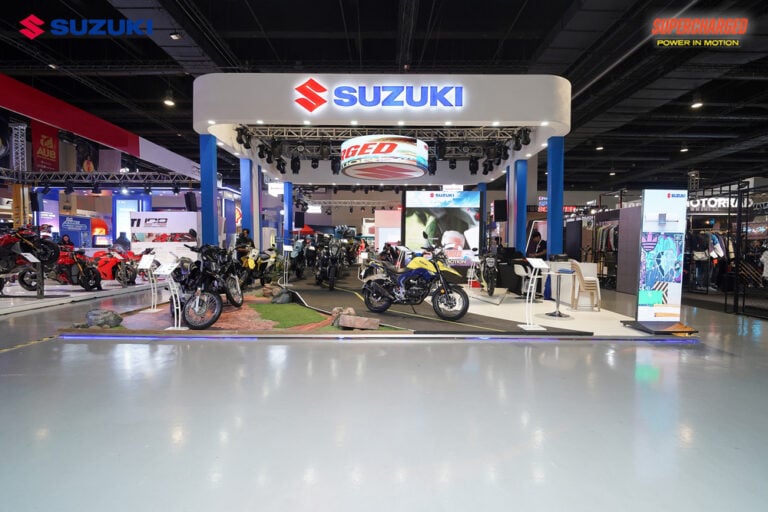 Makina Moto Expo: Suzuki supercharged, ‘Power in Motion’
