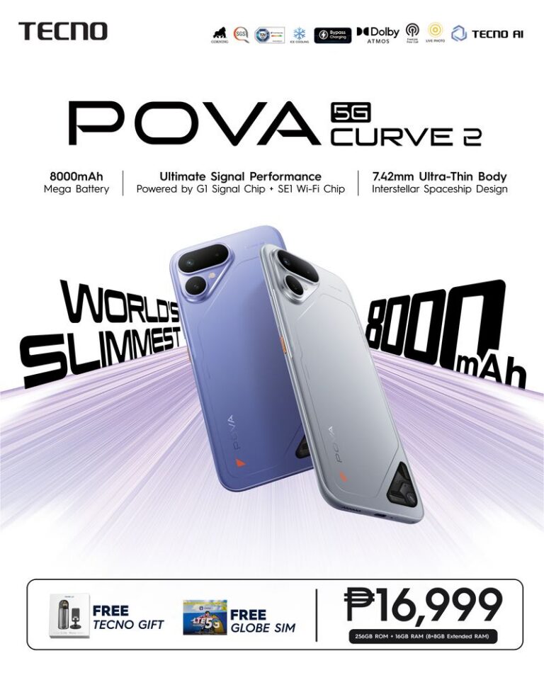 TECNO POVA Curve 2 5G is the world’s slimmest 8,000mAh 5G phone — and it’s here