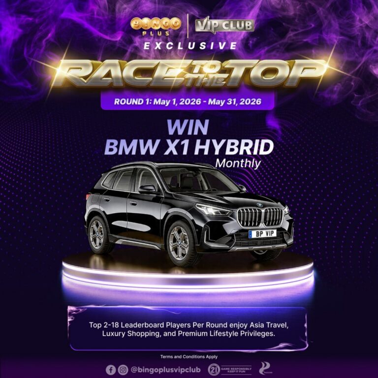 Race to the Top: BingoPlus VIP Club introduces monthly BMW X1 Hybrid reward campaign for the “New Nobility”