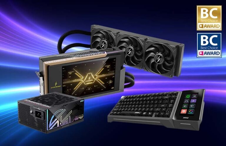 MSI wins multiple COMPUTEX 2026 Best Choice Awards