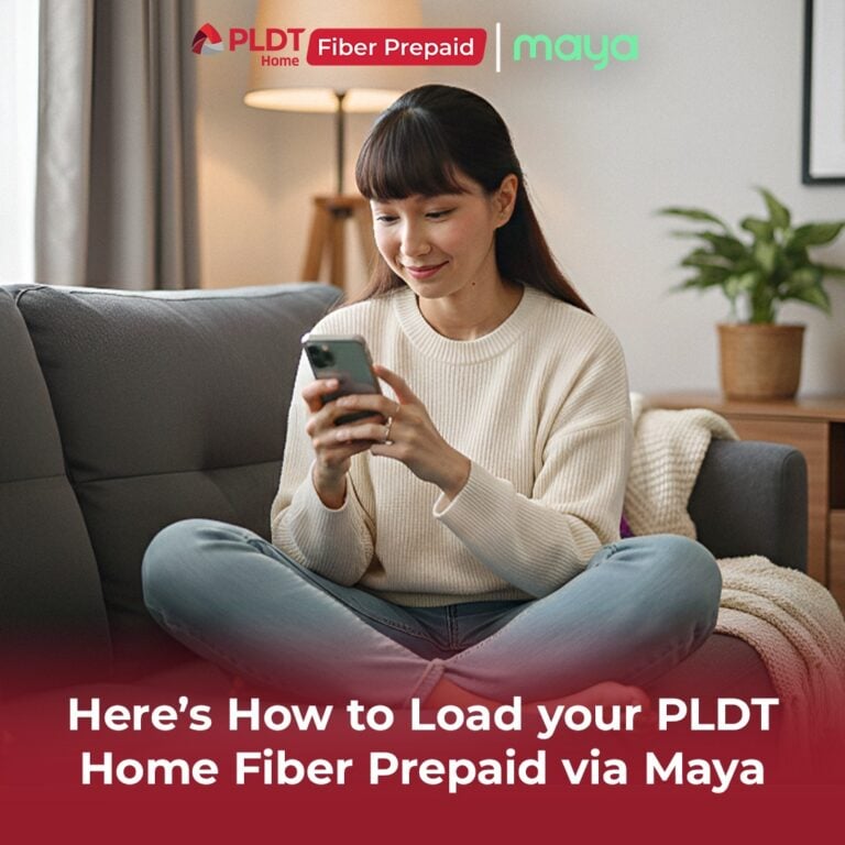 Reload your PLDT Home Fiber Prepaid via Maya