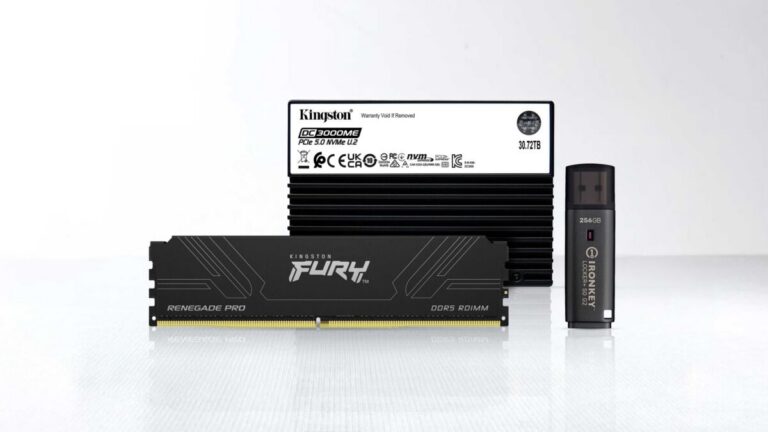 Kingston expands portfolio with enterprise SSDs, DDR5 memory, and encrypted storage solutions