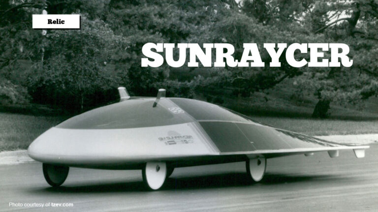 Relic: Sunraycer solar car