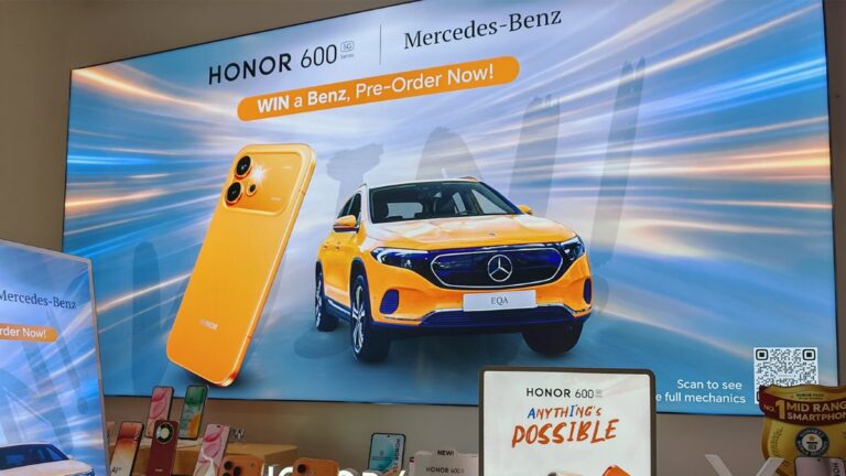 Buy the HONOR 600, drive home Mercedes-Benz promo leak sparks Buzz