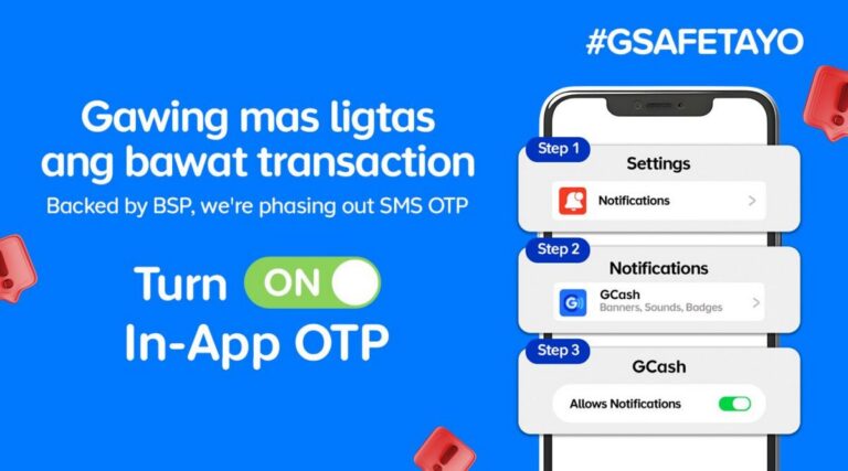 GCash rolls out In-App OTPs to strengthen protection against digital fraud