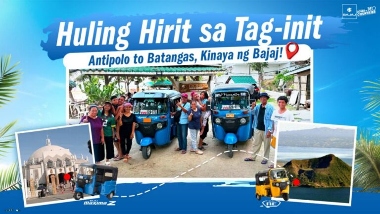 Antipolo to Batangas: A Bajaj RE takes on a family road trip