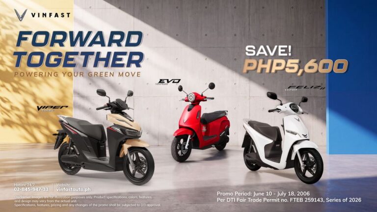 VinFast PH opens early bookings for battery-swapping e-motorcycles 
