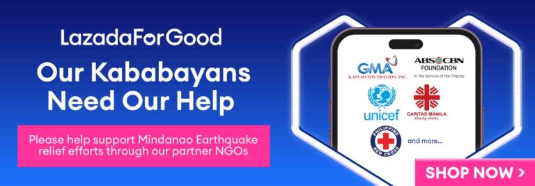 LazadaForGood mobilizes support for Mindanao earthquake relief