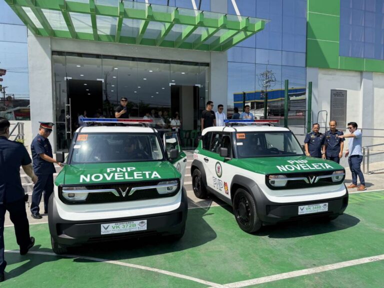 VinFast VF 3 shows its versatility as a police patrol vehicle