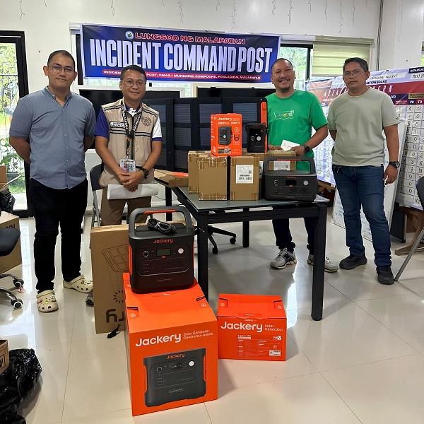 Jackery Sarangani emergency power donation
