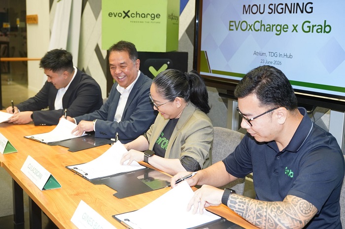 Grab EV charging partnerships