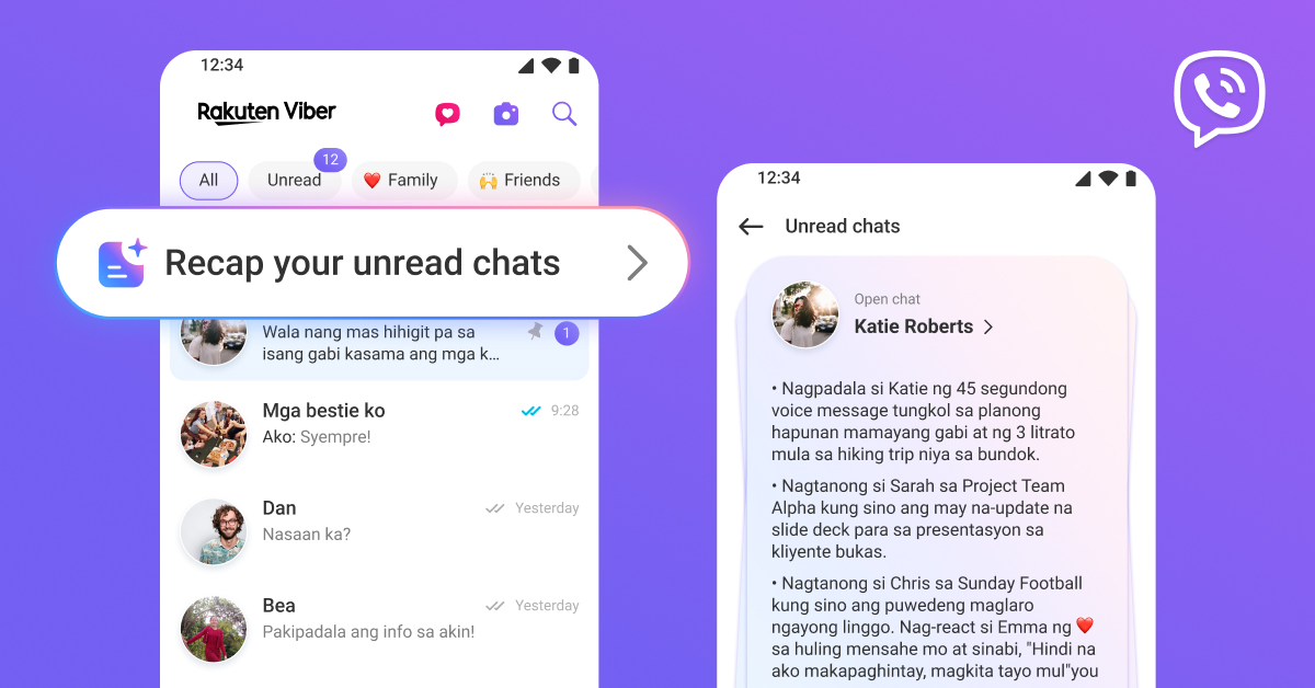 Viber Unread Recap