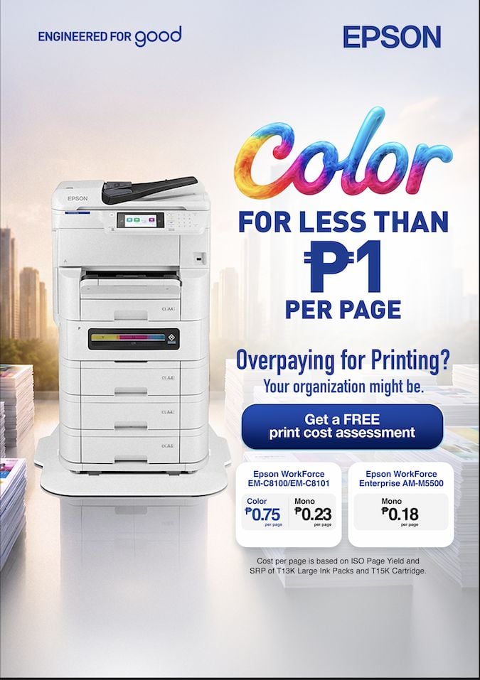 Epson low cost per page printing
